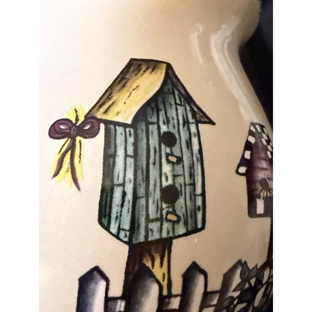 Home & Garden Party Stoneware Collection Birdhouse Utensil Holder Birdhouse 2005